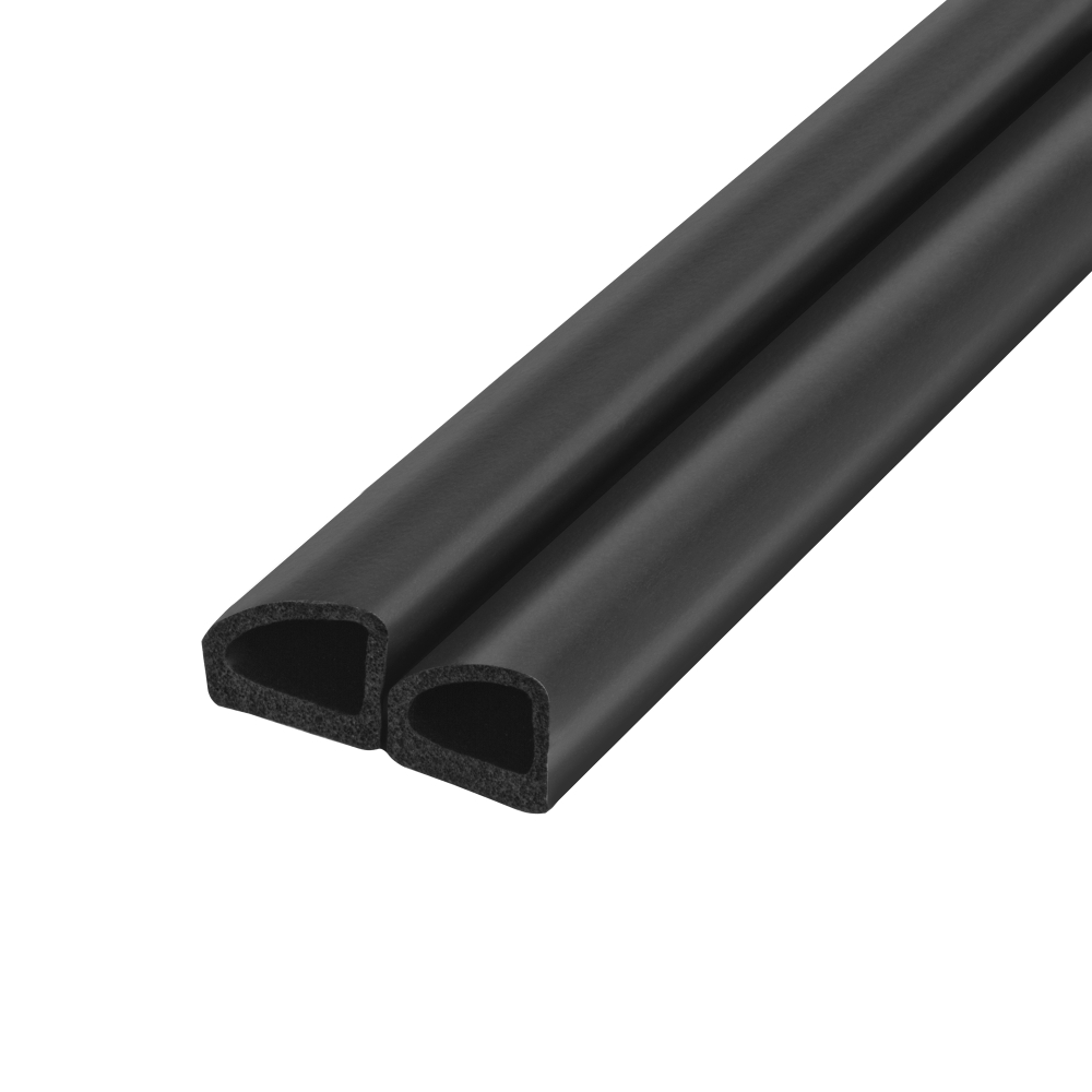 Фото Уплотнитель самоклеящийся ADH/D-14,5x13,5mm (031), BLACK черный 100 m